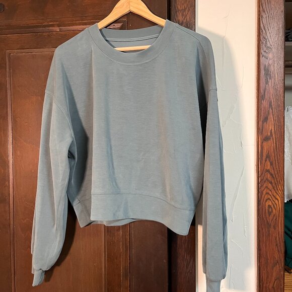lululemon athletica Tops - Lululemon Light Sweatshirt Teal